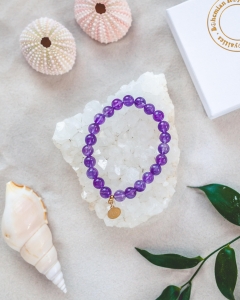 Embracelet-bracelet-Amethyst-Beach