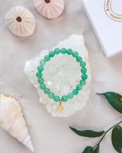 Embracelet-bracelet-Green-Aventurine-Beach