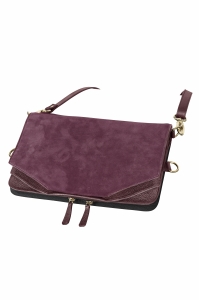 Bo Bardi Plum clutch