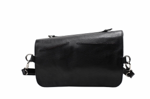 Sejima black gunmetal clutch back