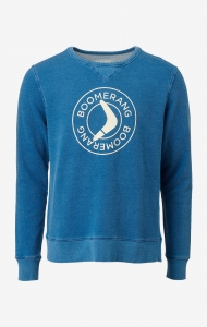 Boomy Indigo Logo Sweatshirt