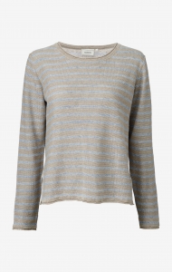 Vilja Striped Linnen Sweater