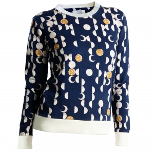 Moon phases sweater