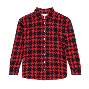 Houndstooth Oversized Shirt