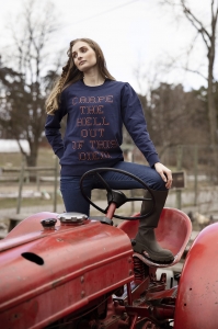 "Carpe the hell out of this diem" Sweater