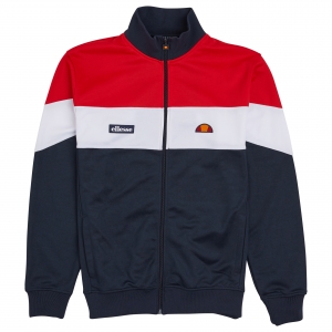 ELLESSE HERITAGE AW19Q4 MENS SHD02980 CAPRINI TRACKTOP NAVY FLATLAY 1