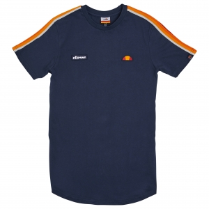 ELLESSE HERITAGE AW19Q4 MENS SHD08093 ISEO TSHIRT NAVY FLATLAY 1 