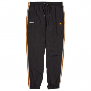 ELLESSE HERITAGE AW19Q4 MENS SHD08101 DOMO TRACK PANTS BLACK FLATLAY 1 