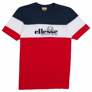 ELLESSE HERITAGE AW19Q4 MENS SHD08106 NOSSA TSHIRT NAVY FLATLAY 1 