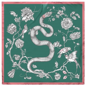 Snake Silk Scarf