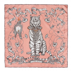 Tiger Mini Silk Scarf