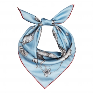 Snake Mini Silk Scarf