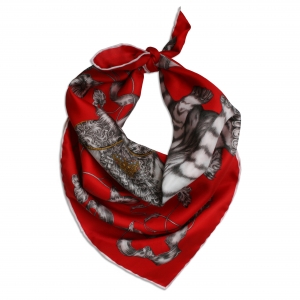 Tiger Mini Silk Scarf