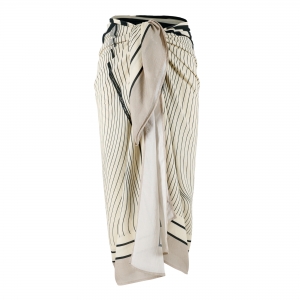 Biarritz Sarong Mix White Dove/Sand