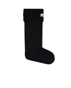 12256 6 Stitch Cable Boot Sock Black ORIGINAL