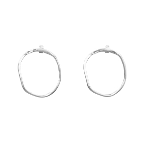Imperfect hoops earrings 