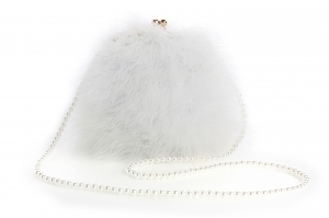 Pure White Pearl Bag