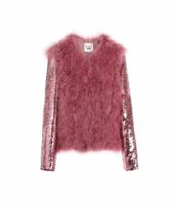 Feather Sequin Jacket