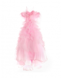 Lorie Pink Feather Dress