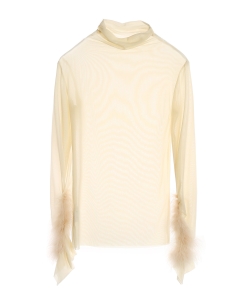 Feathered High Neck Body