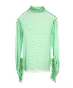 Feathered High Neck Body