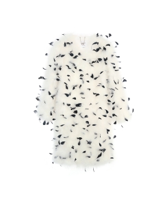 Feather Long Coat 