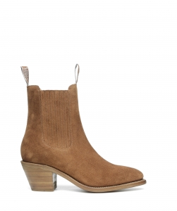 Mila Boot D Suede Havanna 