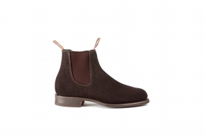 RM Williams Wentworth G Suede Chocolate 2