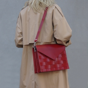 Eduards Accessories Naver Duo Shoulder Bag Red Model