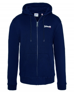 Hoodie swzip navy