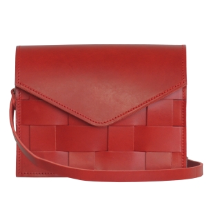 Näver Mini Shoulder Bag Röd