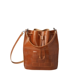 Eduards Accessories Näver Bucket Cognac Leather